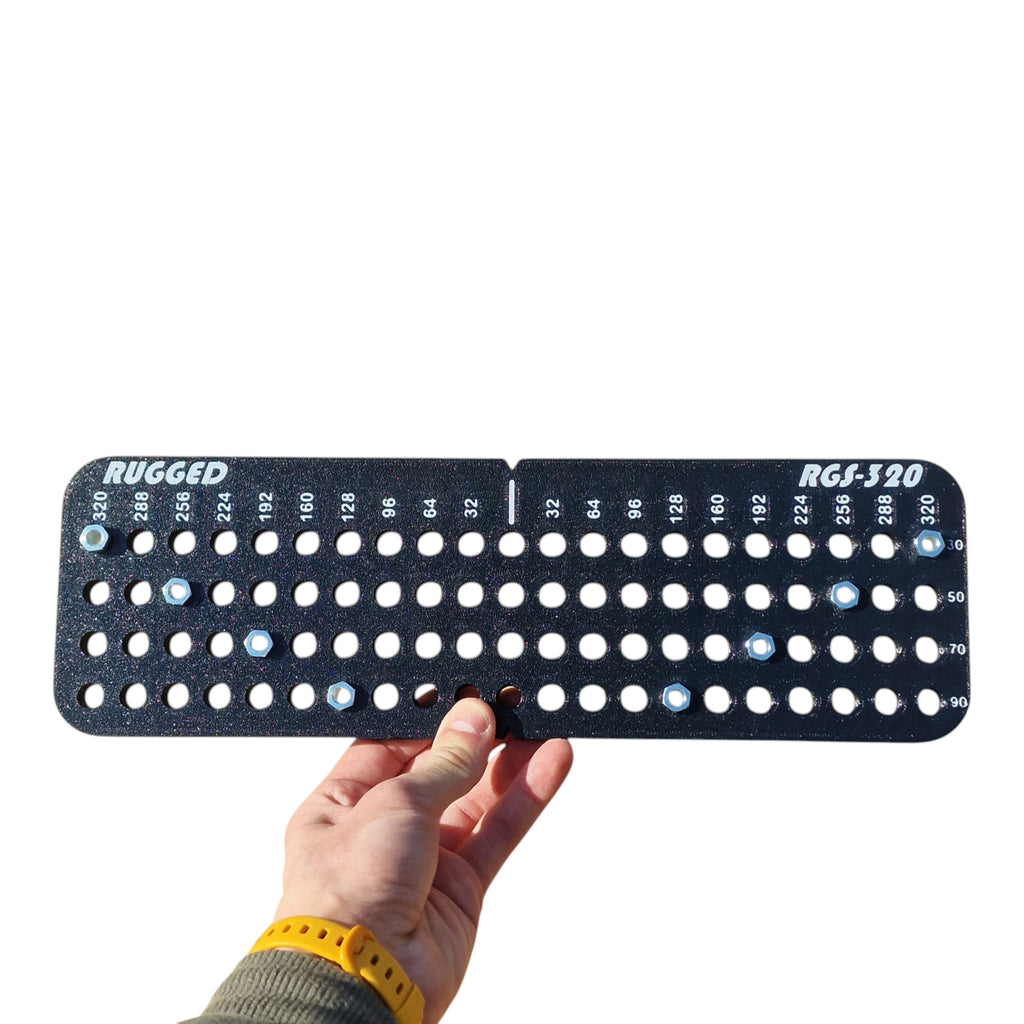 Regulowany szablon do uchwytów meblowych - 320mm