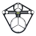 Template for mounting flush-mounted set